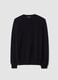 Black pure wool regular-fit crew-neck jumper_4
