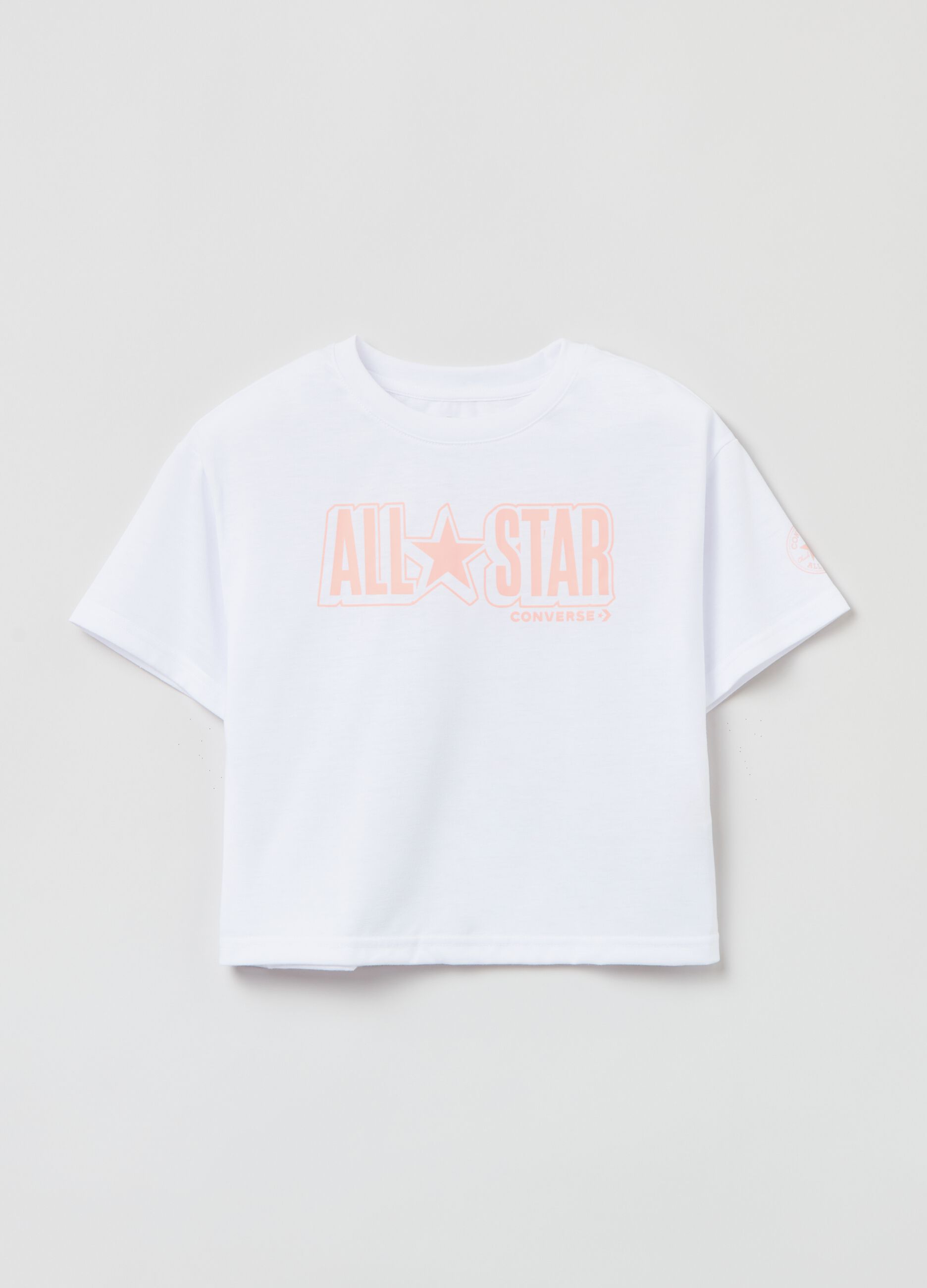 Boxy T-shirt with All Star print