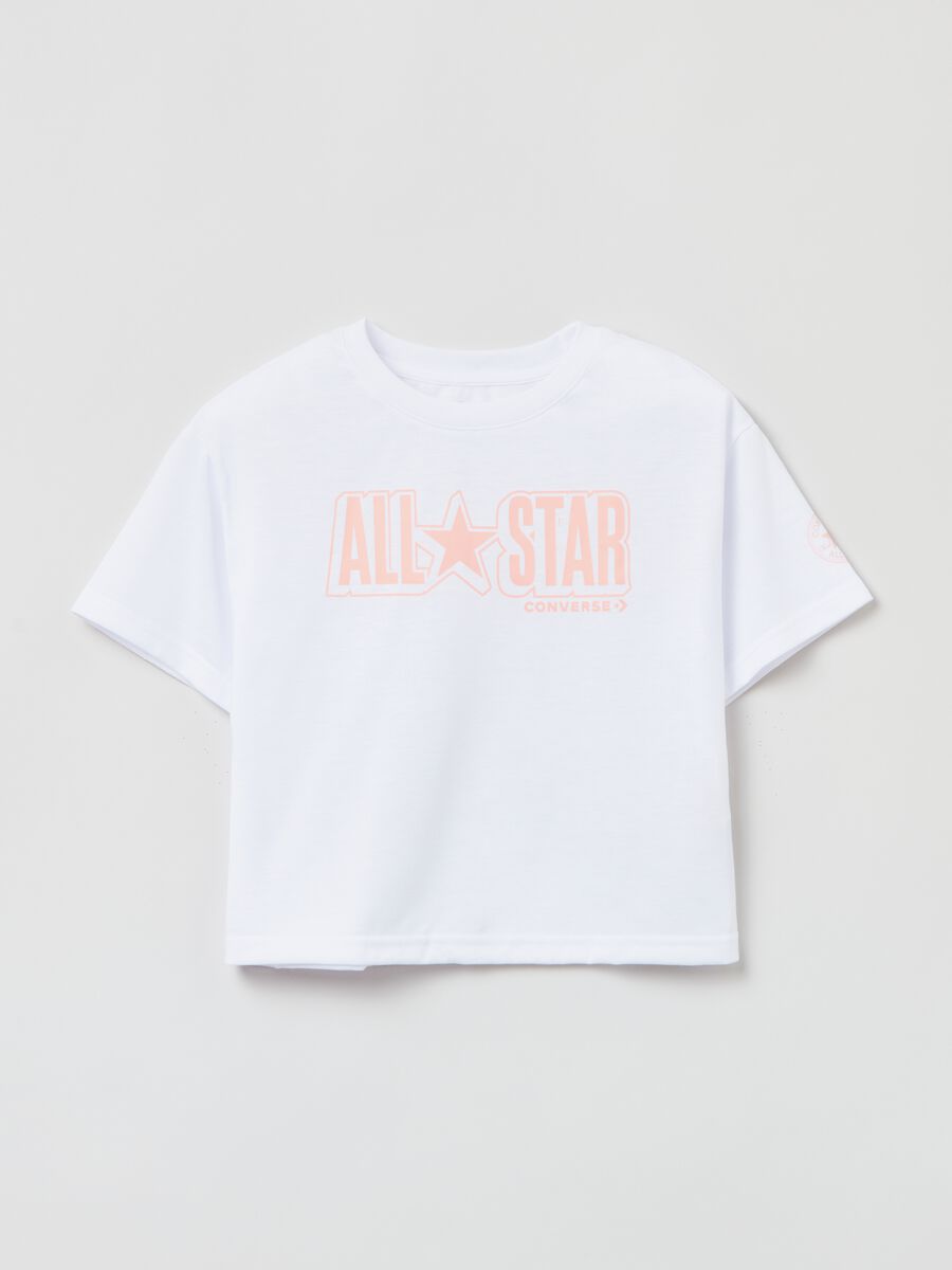 Camiseta boxy con logo All Star_0