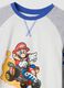 Marl grey organic cotton pyjamas with Mario Kart print_2