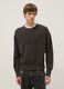 Brown pure cotton oversized sweater_2