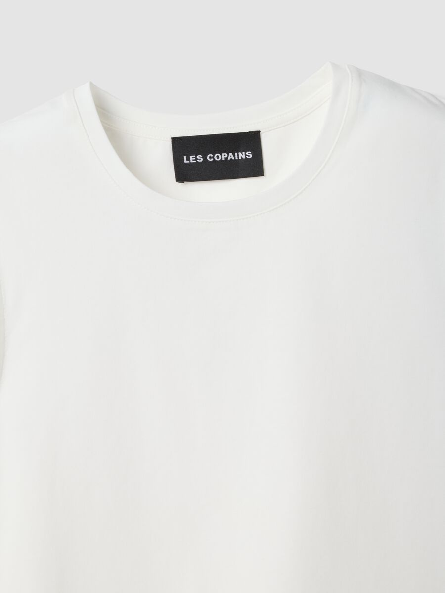 Wei&szlig;es Tanktop aus Baumwollmix_5