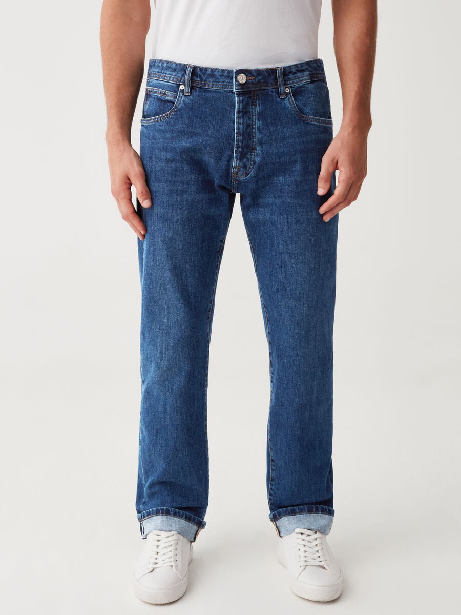 The Perfect Item regular-fit selvedge denim trousers_1
