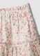 Multicolour pure cotton skirt for girls with floral pattern_2