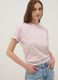 Pink striped pure cotton T-shirt_0