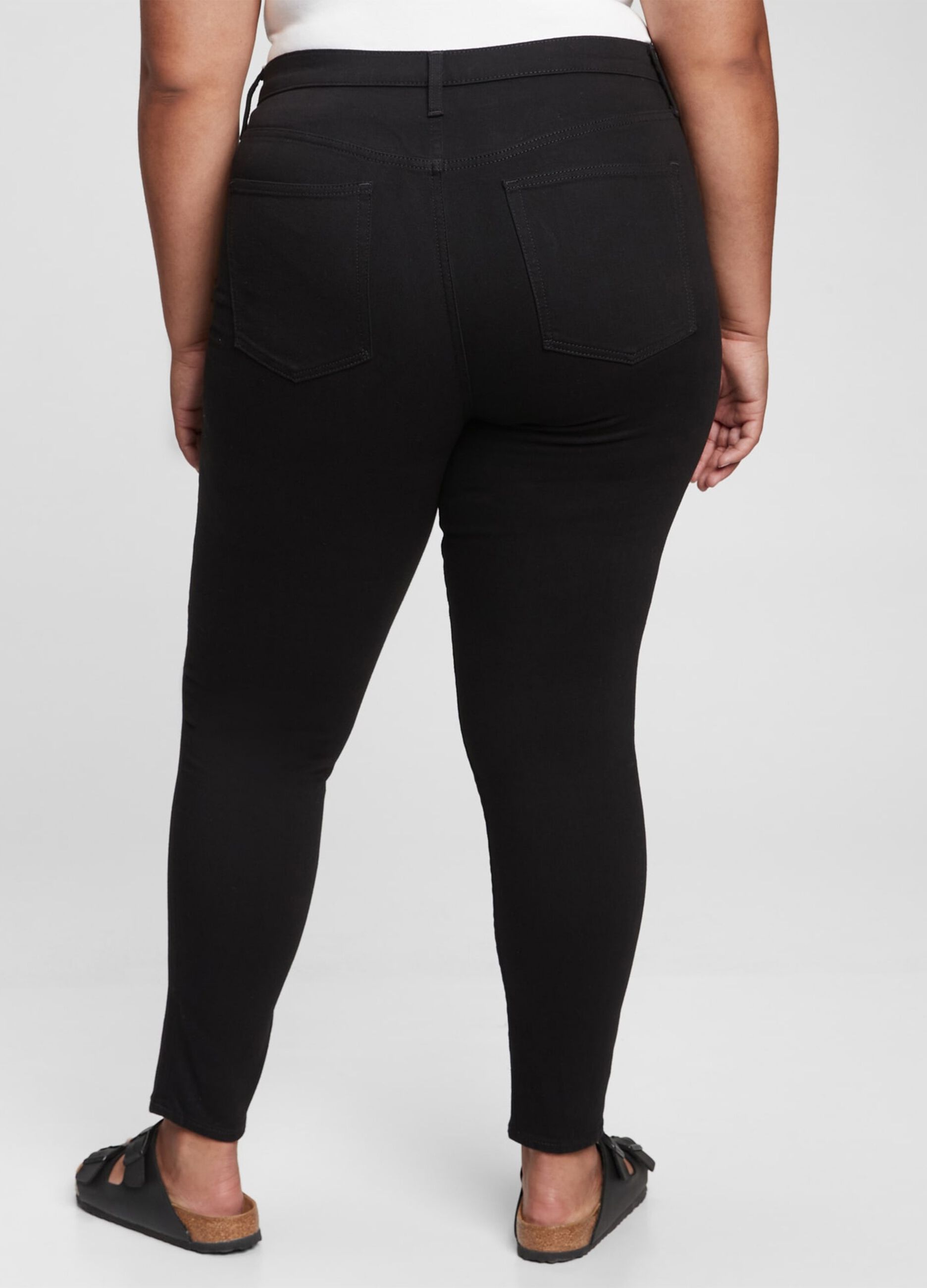 High-waist, skinny fit jeans