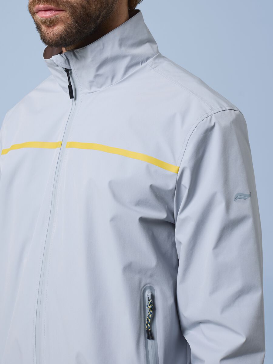 ALTAVIA SAILING grey windbreaker jacket with zip_3