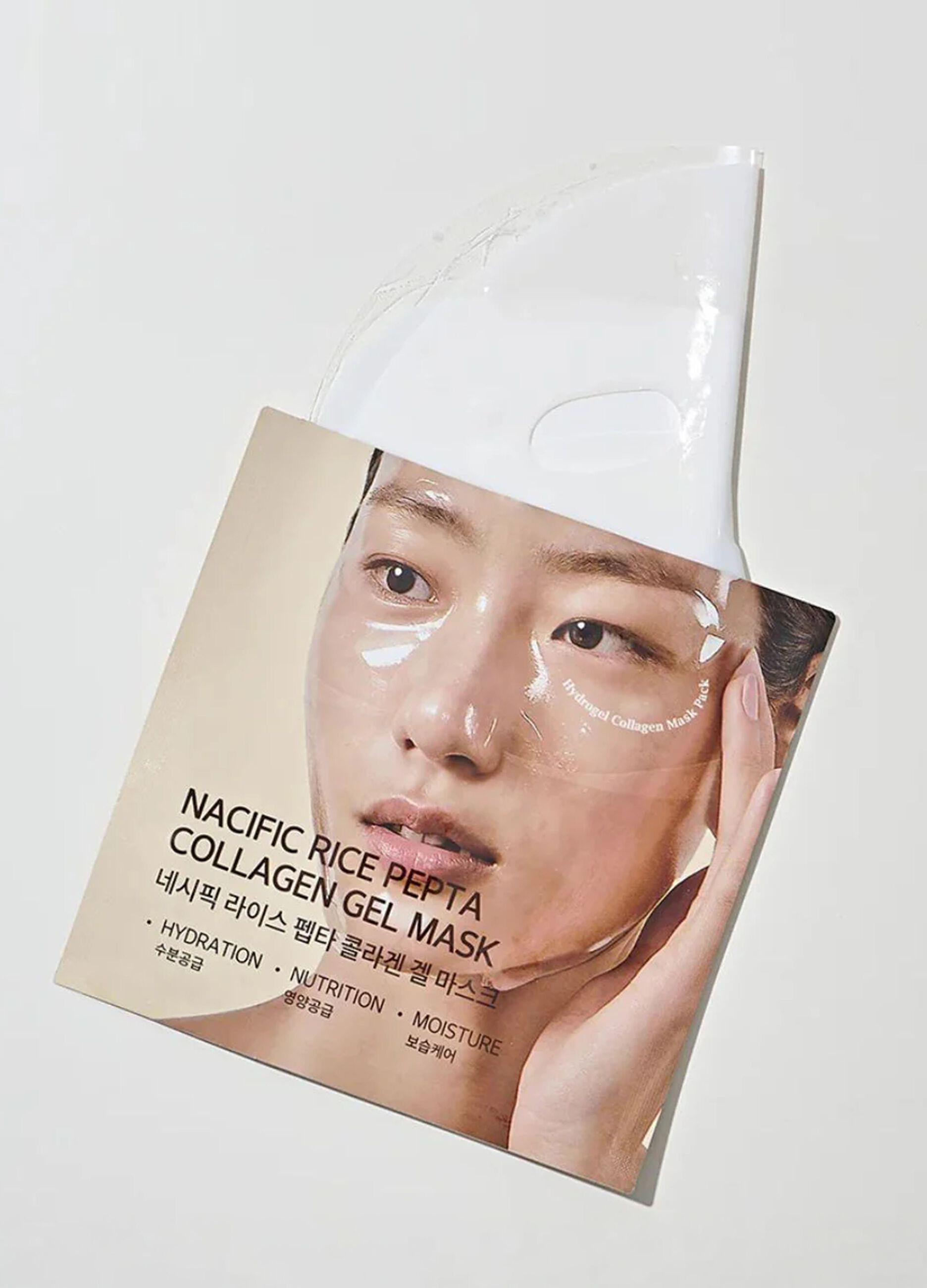 Hydrogel Face Mask &ndash; Rice Extract, Peptide Complex & Water-Soluble Collagen &ndash; Korean Skincare