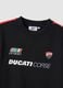 Black cotton-blend sweatshirt with Ducati print, relaxed fit_1