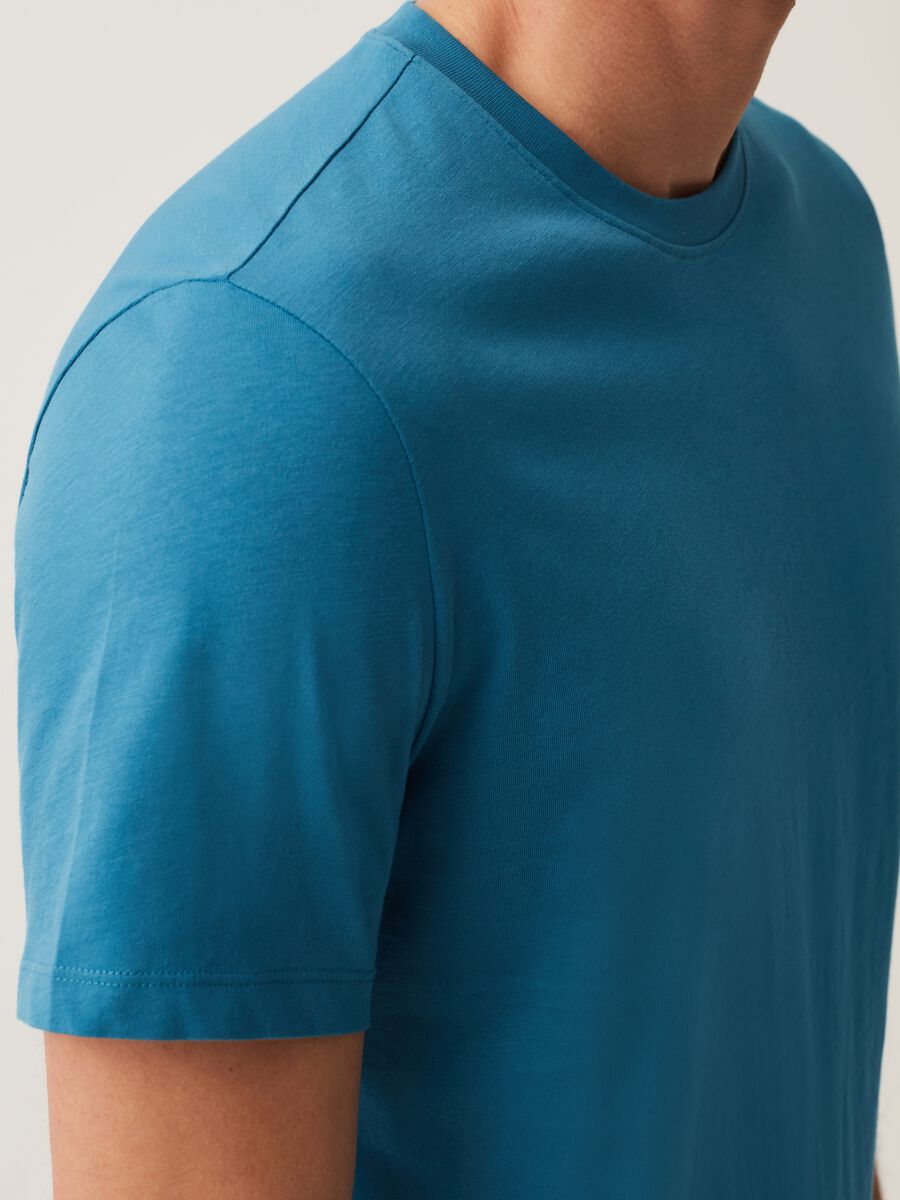 Organic cotton T-shirt with round neck_3
