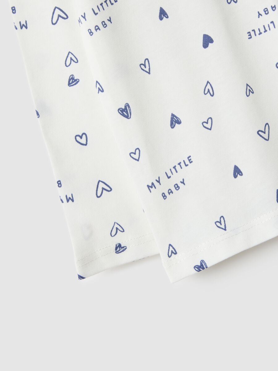 Multicolour long sleeve girl's T-shirt in pure cotton regular fit_3