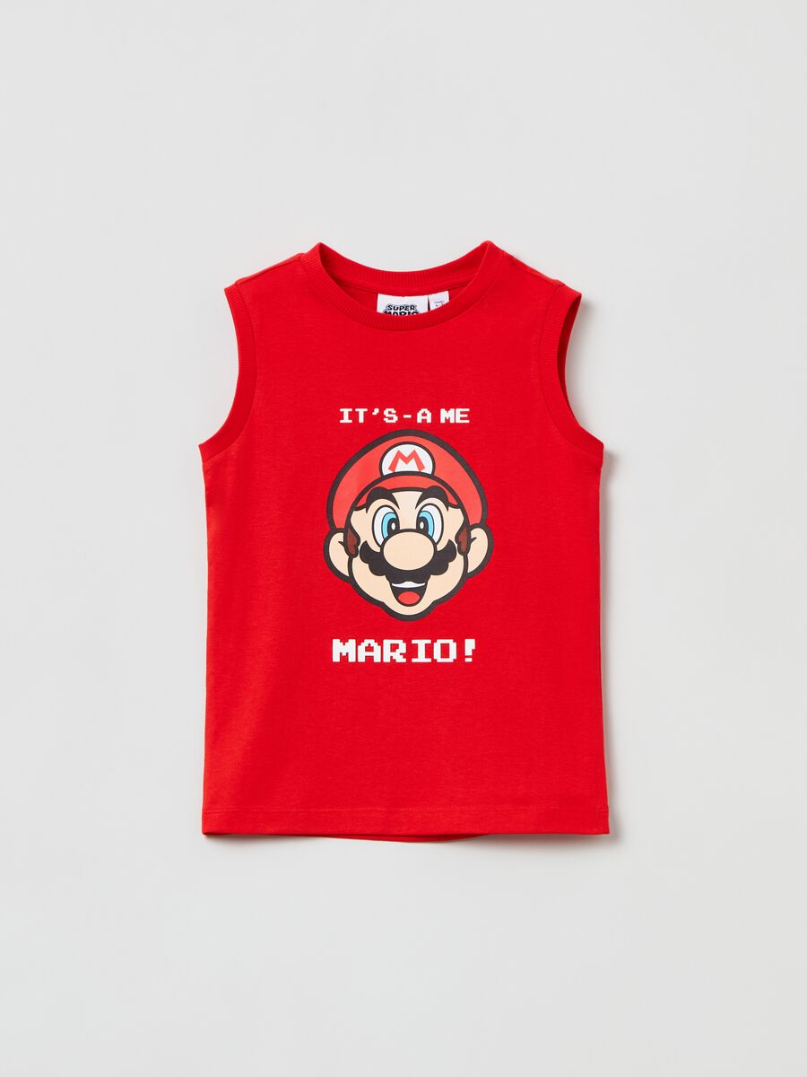 Camiseta de tirantes con estampado Super Mario_0