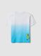 Kids&rsquo; multicolour pure cotton Minecraft oversized T-shirt_1