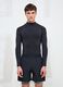 Black Technical Mock-Neck Longsleeve_3