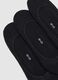Three-pack of ankle-length sports socks in black cotton blend_2