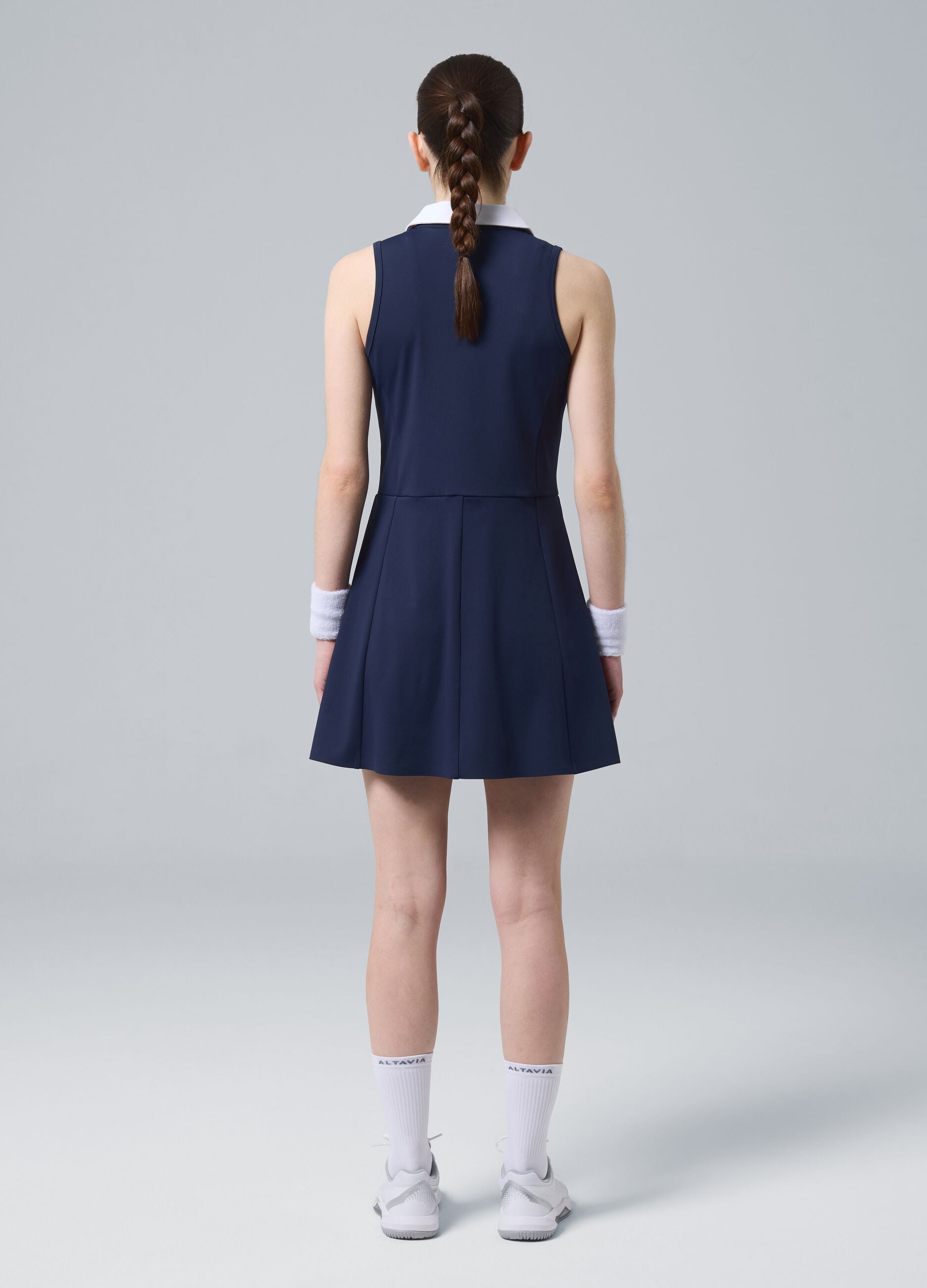 Blaues Sportkleid ALTAVIA COURT aus elastischem Funktionsmaterial