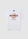 White T-shirt in pure cotton with Hard Rock Cafe print_4