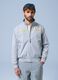 ALTAVIA SAILING grey windbreaker jacket with zip_1