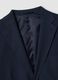Blue lined stretch-viscose blazer_1