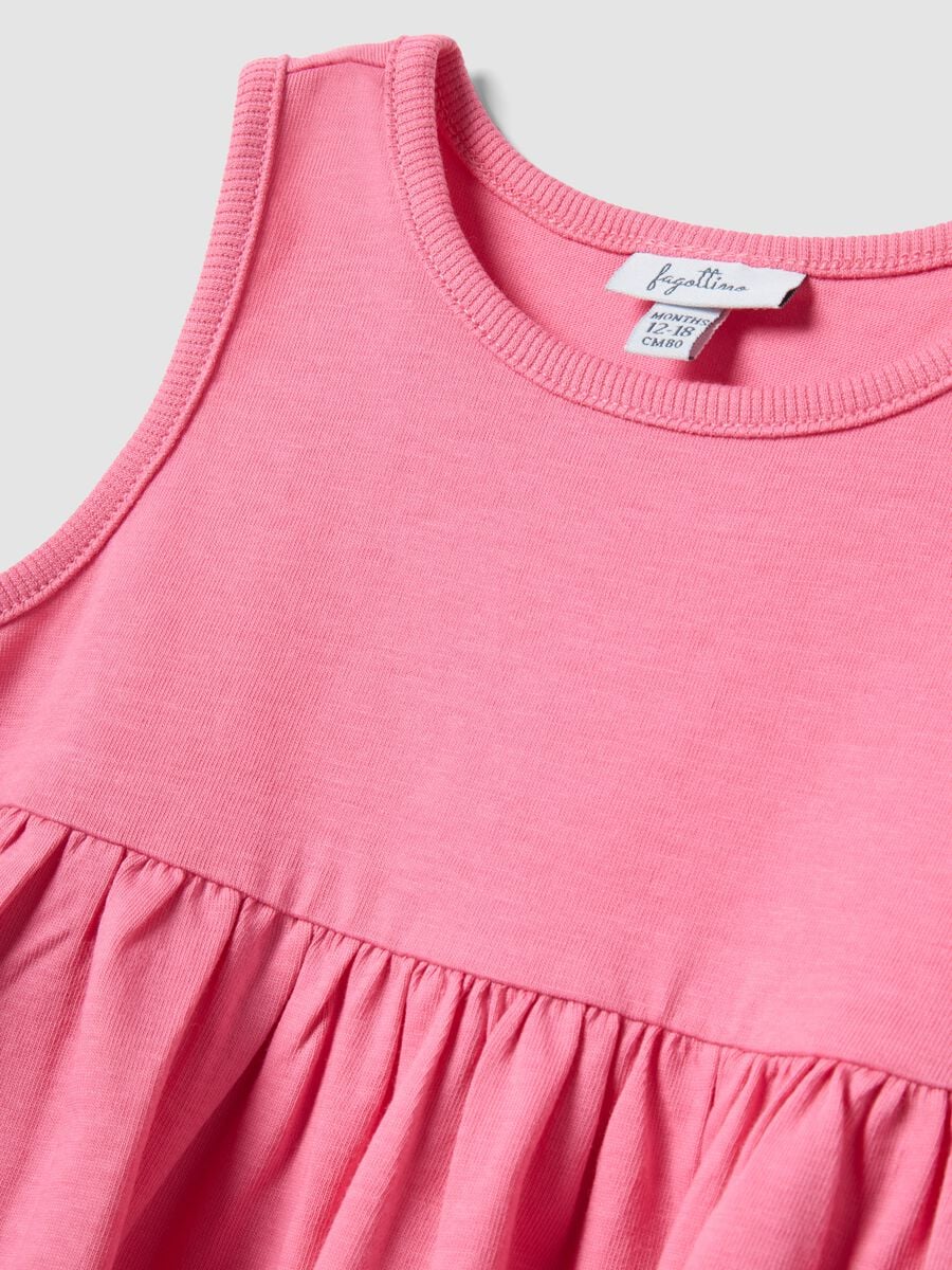 Pink Organic Cotton Mini Dress_2