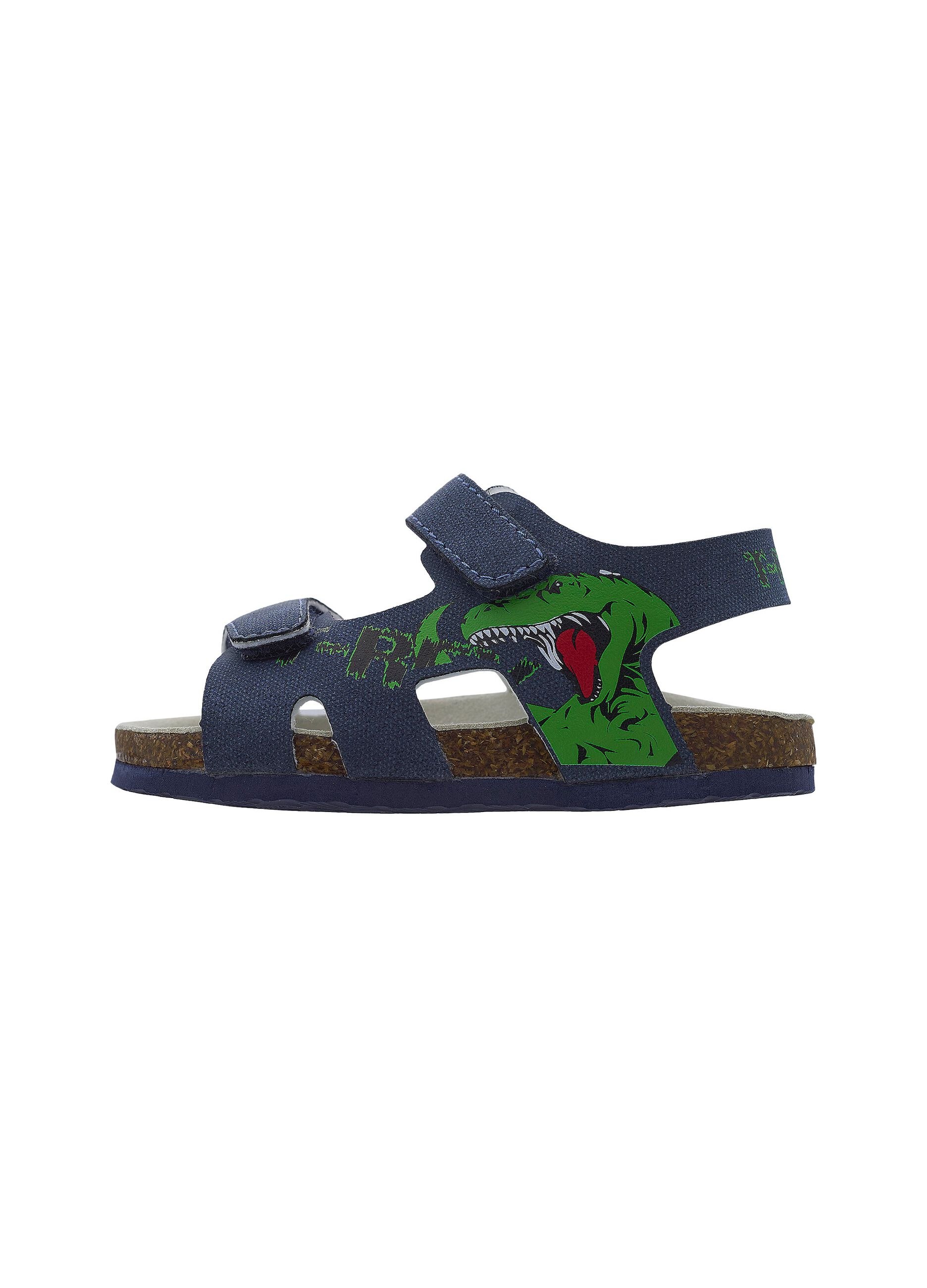 Francisco sandals with dinosaur print
