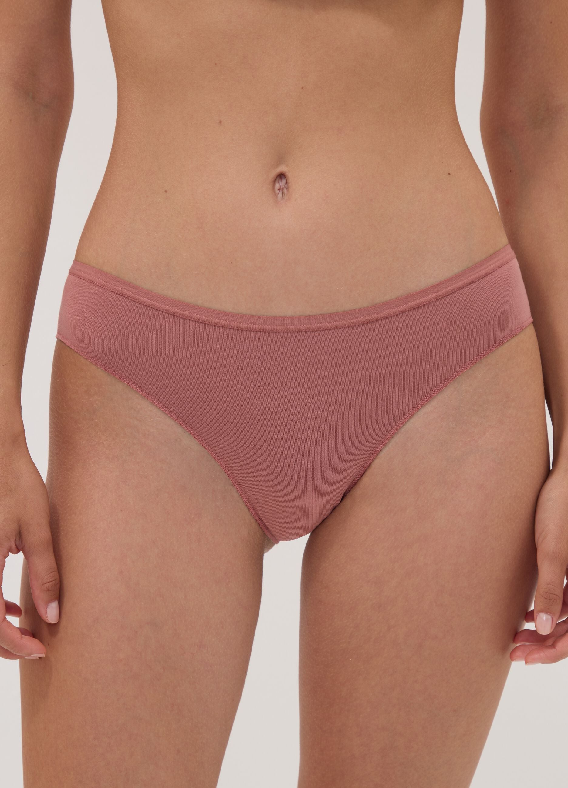 5-pack of multicolour briefs in organic cotton and stretch viscose