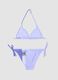 Purple stretch triangle bikini_1