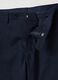 Slim fit blue stretch cotton trousers_5