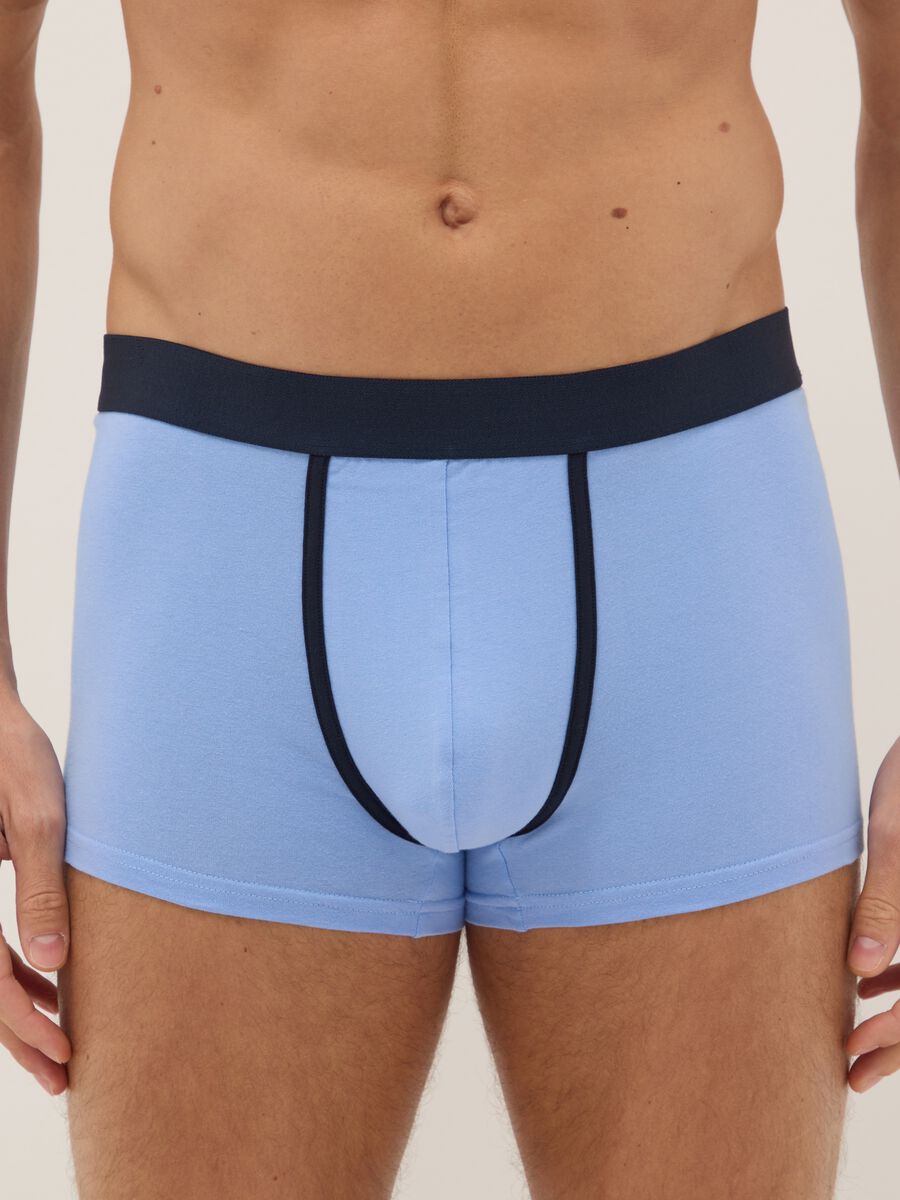 Triple pack of multicolour stretch cotton regular fit boxer shorts_1