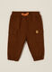 Brown Stretch Cargo Trousers_0