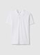 White Slim Fit Pure Cotton Polo_4