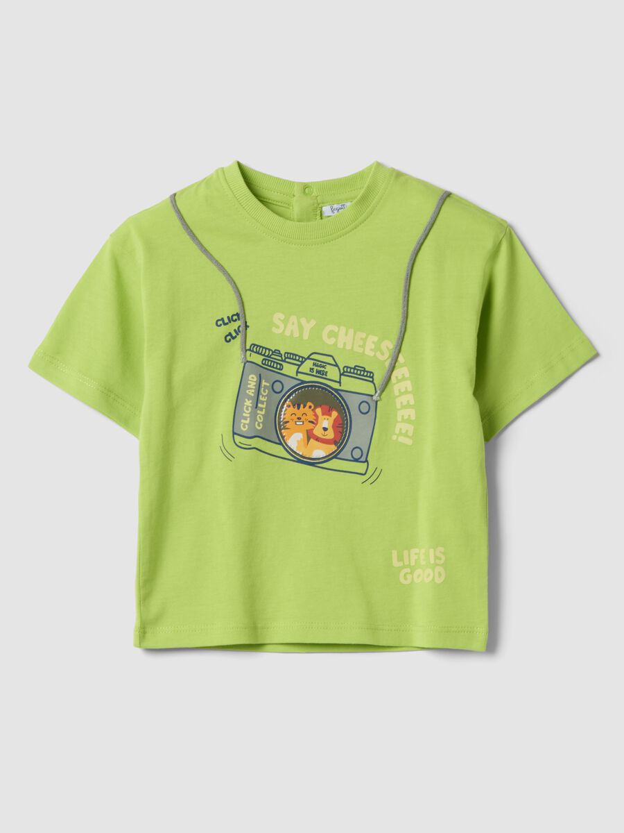 &Pi;&rho;ά&sigma;&iota;&nu;&omicron; &kappa;&omicron;&nu;&tau;&omicron;&mu;ά&nu;&iota;&kappa;&omicron; T-shirt &alpha;&pi;ό 100% &beta;&alpha;&mu;&beta;ά&kappa;&iota;_0