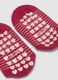 Rote rutschfeste Socken aus elastischer Bio-Baumwolle mit K&auml;tzchen_1