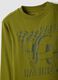 T-shirt verde oversize em puro algod&atilde;o org&acirc;nico com estampado racing para menino_2