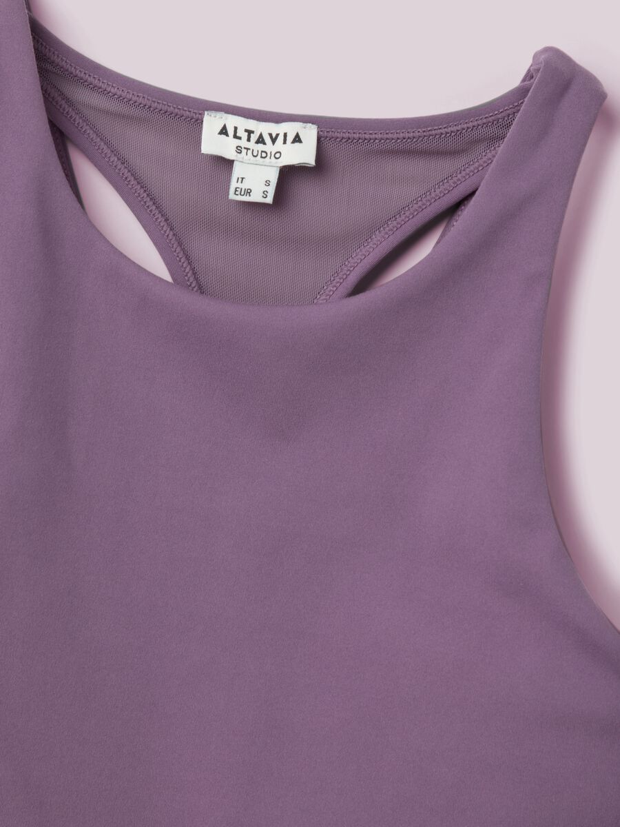 Top Sport Bra in Technical Fabric by ALTAVIA STUDIO_5