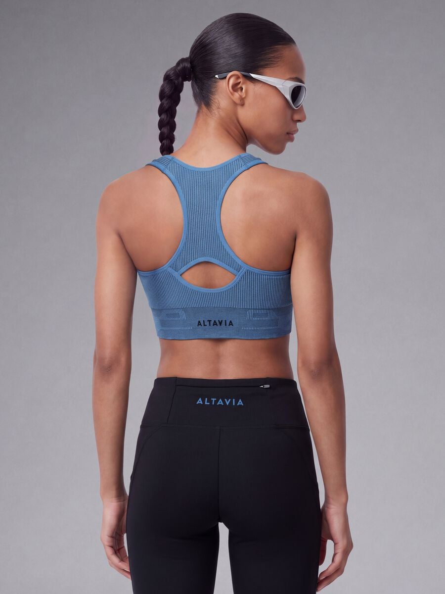Blauer Sport-BH aus Stretchmaterial ALTAVIA RUNNING_3