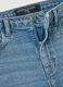 Blauwe enge Jeans aus elastischer Baumwolle mit hoher Taille_5