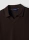 Braunes Poloshirt aus 2-Wege-Stretch-Baumwolle, Regular Fit_1