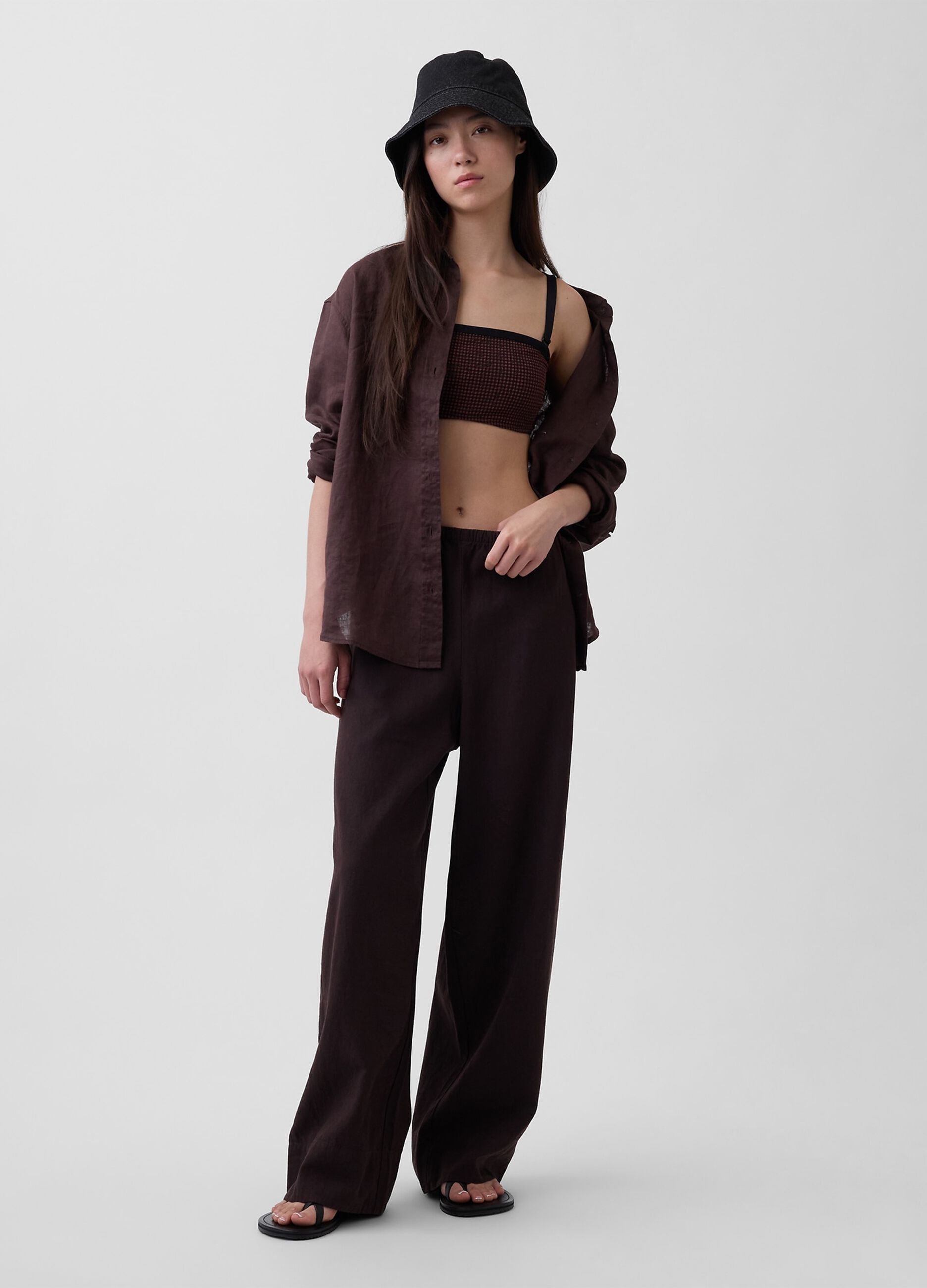 Pure linen shirt