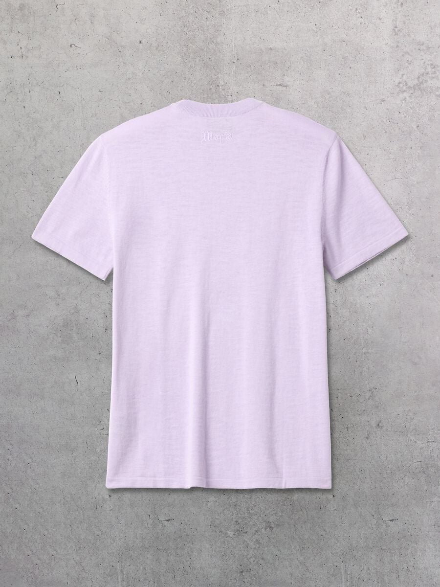 Pastel Lilac Knit T-Shirt_5