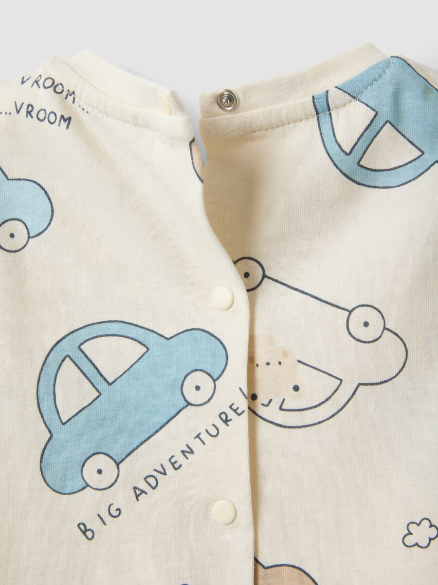 Baby's beige pure cotton regular fit T-shirt with prints_3