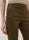 Green slim-fit stretch viscose chino trousers_3