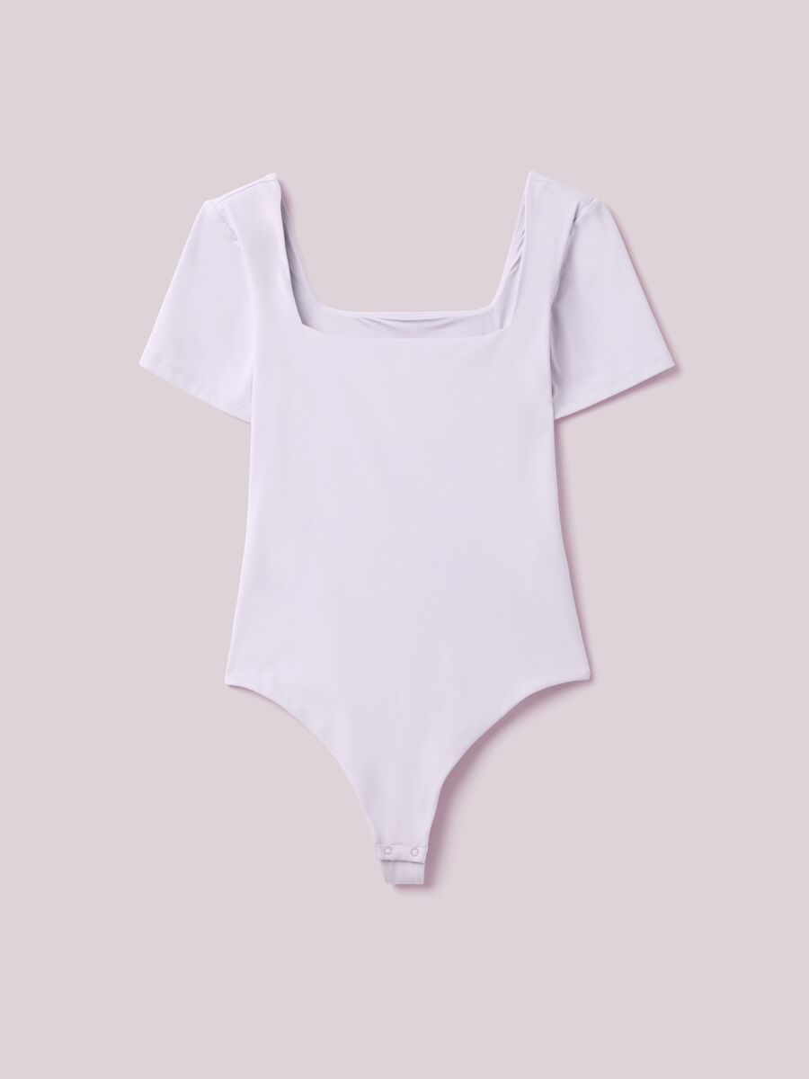 Short Sleeve Bodysuit with Square Neck ALTAVIA STUDIO_1