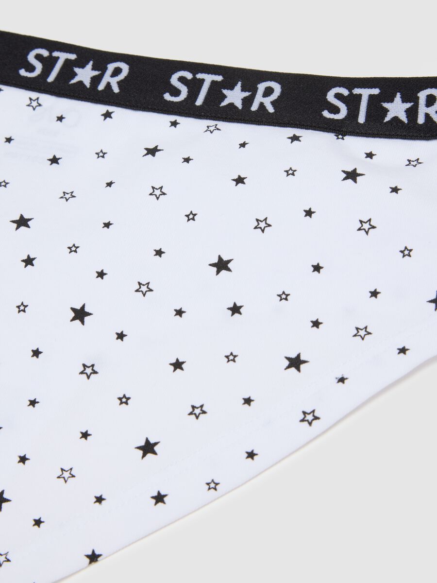 Multicolour stretch cotton knickers for girls regular fit_3