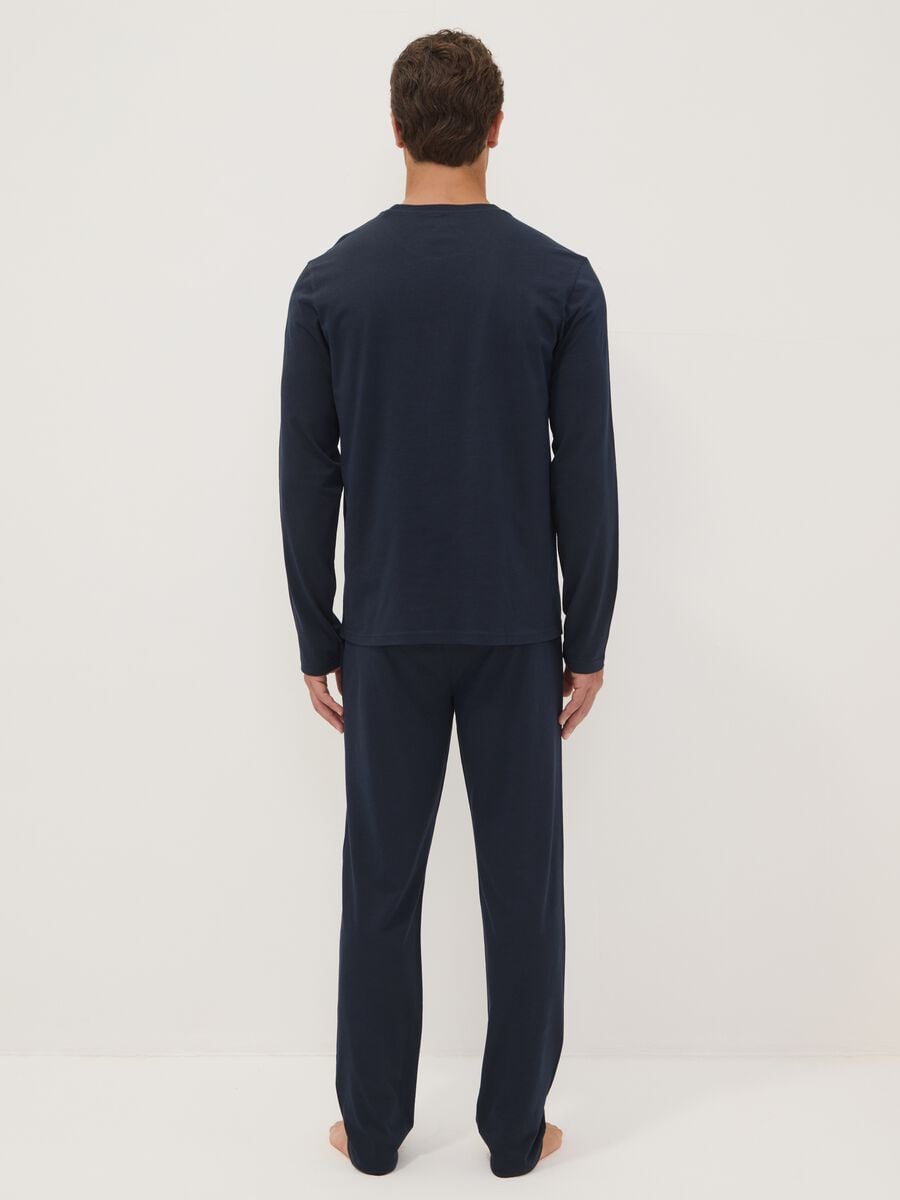 Blue organic cotton pyjamas_2