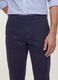 Blue regular tapered-fit stretch cotton twill chino trousers_2
