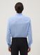 Blue slim-fit cotton-blend shirt_2