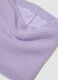 Purple rib-knit snood scarf_1