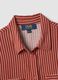 Regular-fit striped shirt in viscose and linen blend, white and red_5