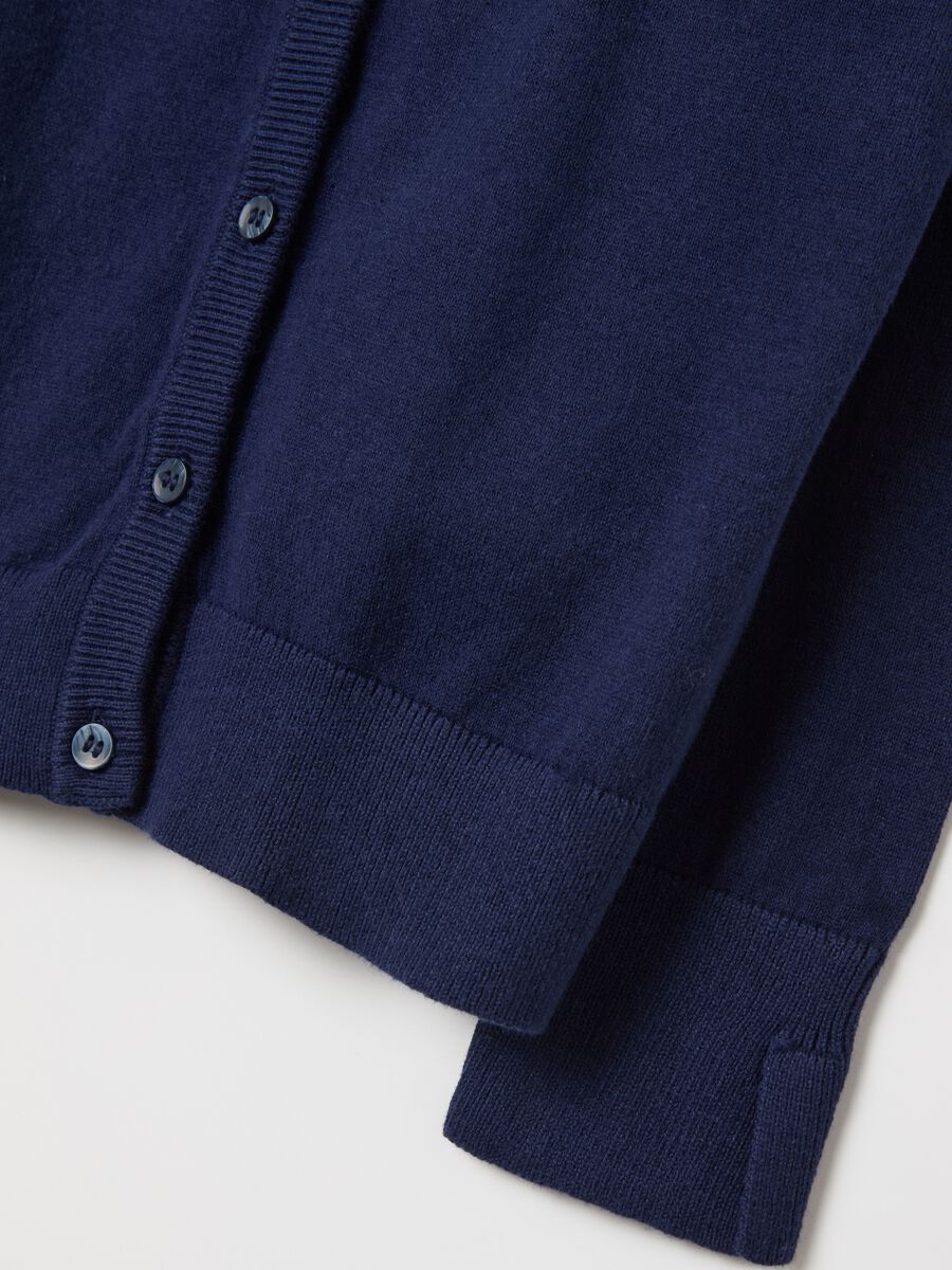 Knit cardigan with splits_3